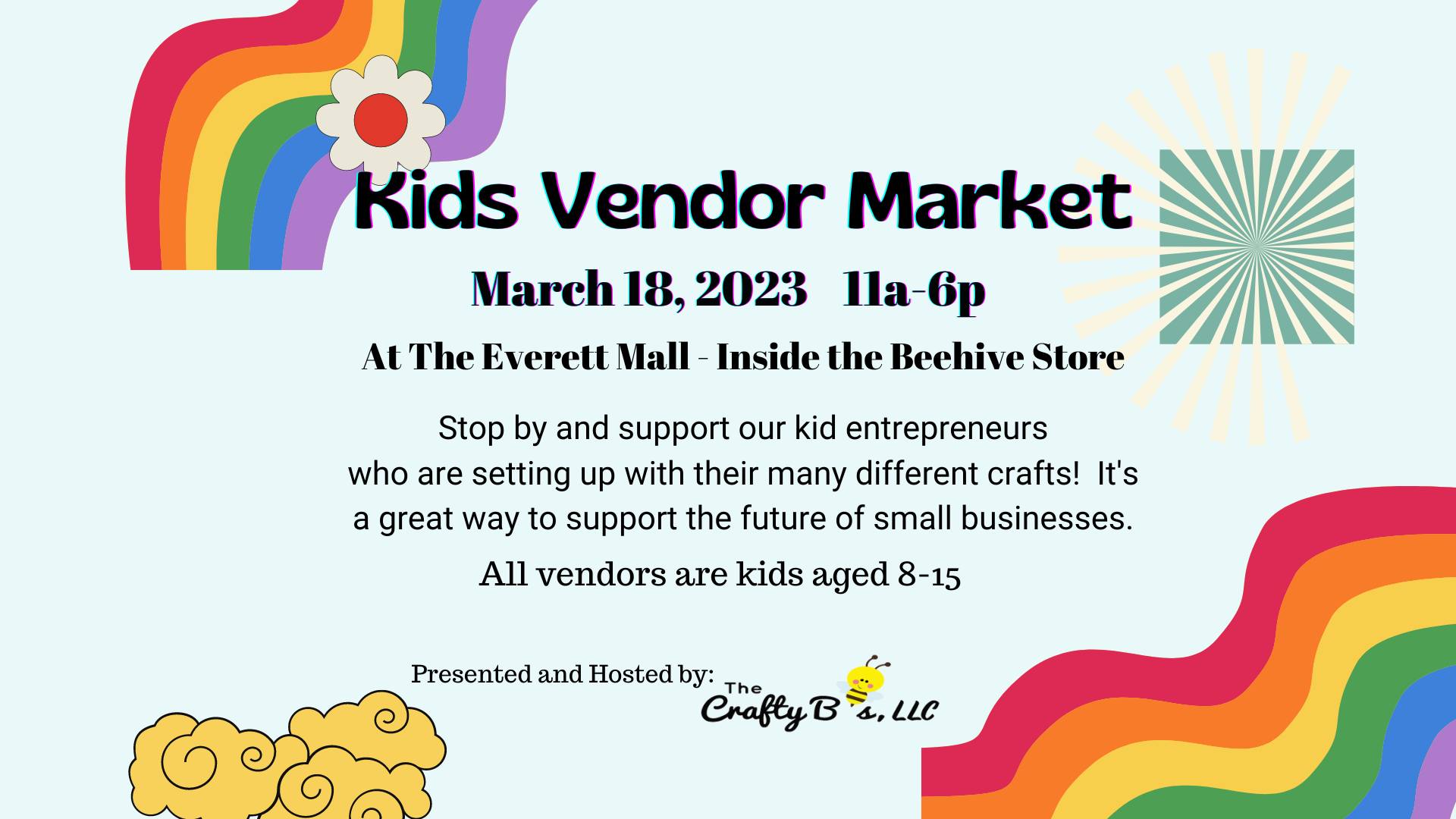 The Crafty Bs Kids Vendor Market Everett Mall