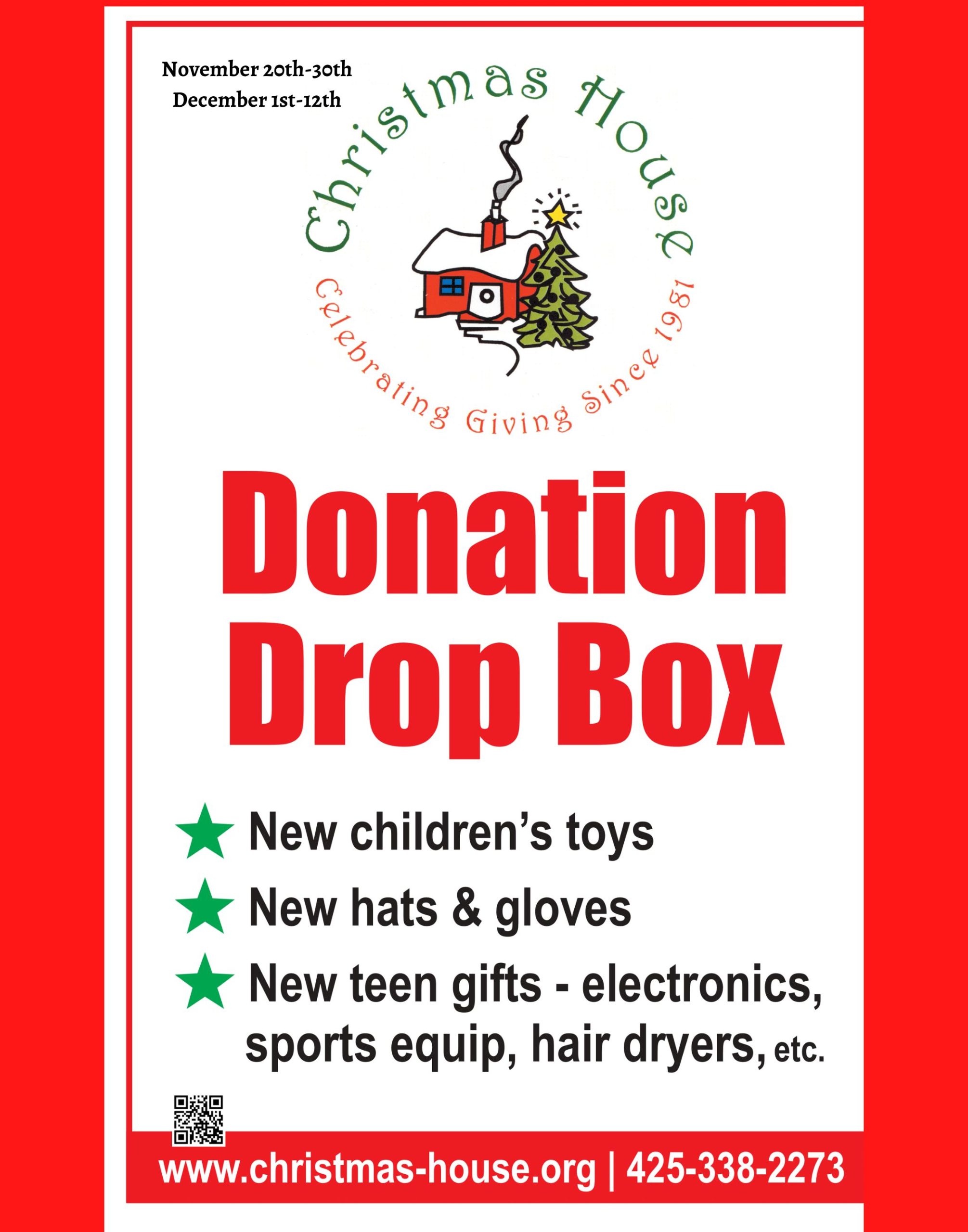 Community Toy Chest Donation Station at Everett Mall Everett Mall